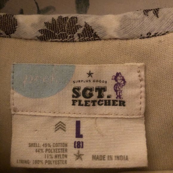 Sgt. Fletcher Peek Girl's Size L (8) Dress - Picture 2 of 2